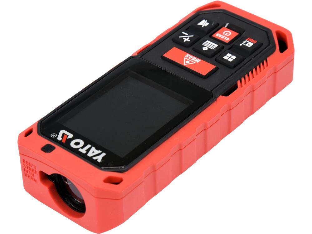 LÉZERES TÁVOLSÁGMÉRŐ, YATO YT-73127 0,2-60M, FELÜLET ÉS TÉRFOGAT SZÁMÍTÁSA