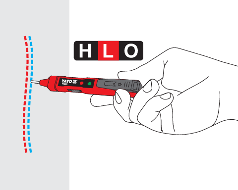 YATO YT-28631 UNIVERZÁLIS DIGITÁLIS FESZÜLTSÉGMÉRŐ