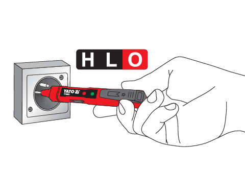 YATO YT-28631 UNIVERZÁLIS DIGITÁLIS FESZÜLTSÉGMÉRŐ