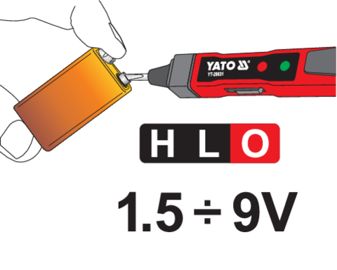 YATO YT-28631 UNIVERZÁLIS DIGITÁLIS FESZÜLTSÉGMÉRŐ