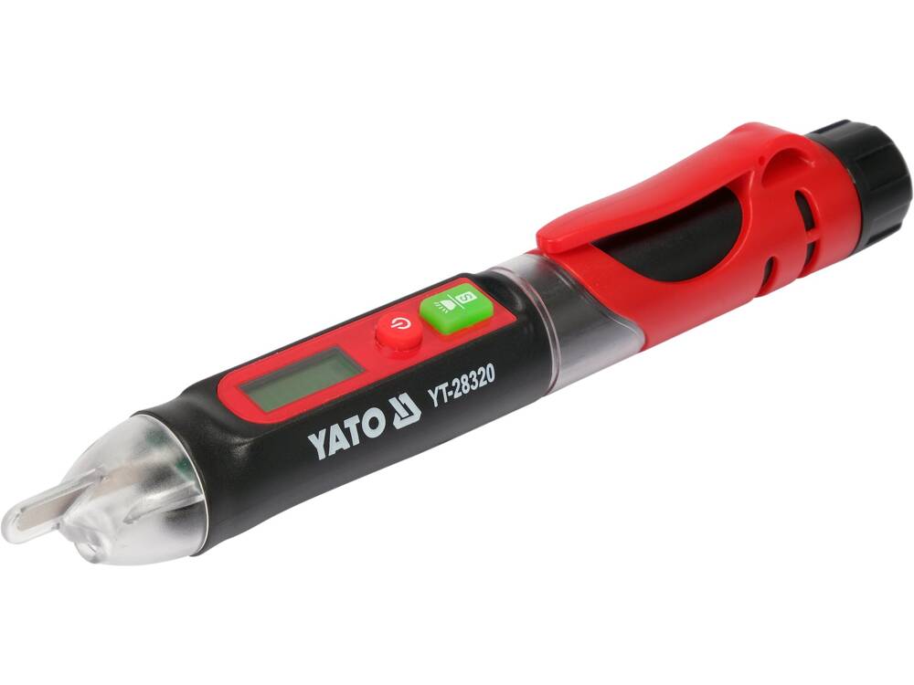 TESTER TENSIUNE FARA YATO YT-28320 CONTACT - INDUCTIE, CU DISPLAY