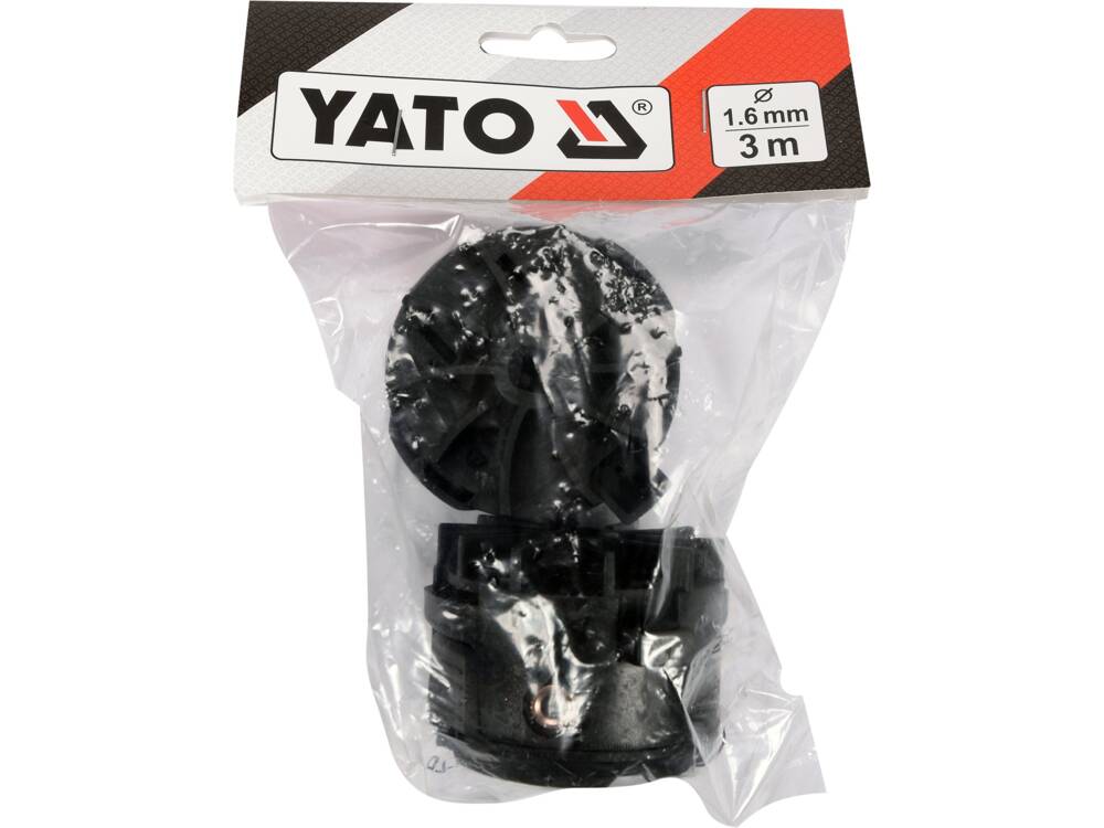 18V-os YATO YT-85015 akkus fűkasza, 2 db-os YATO YT-85015 pengés fej + kör alakú fej, akkumulátor nélkül