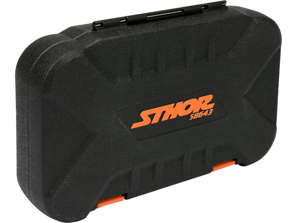 STHOR 58643 CSŐKULCSKÉSZLET + STHOR FEJEK, 1/4 - 56 DARABOS