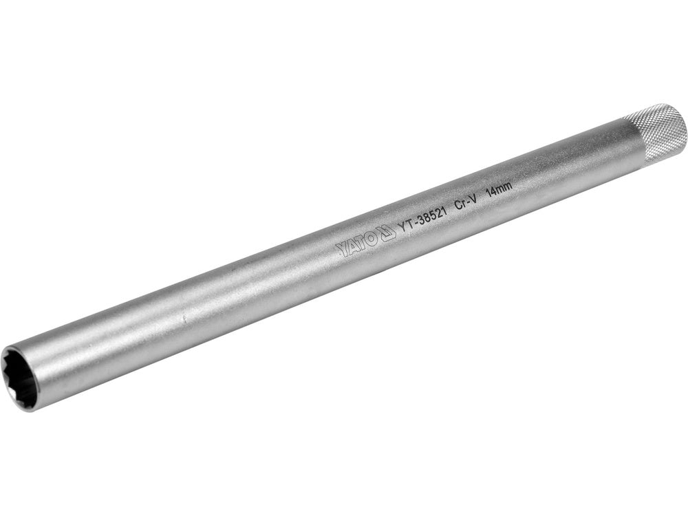 GYÚJTÓGYERTYA CSŐ 14MM YATO YT-38521 EXTRA HOSSZÚ 250MM, 3/8"
