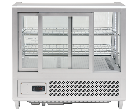 HŰTÖTT VITRIN YATO YG-05022, 160W, 100L, 68X45X67CM, automatikus leolvasztás, edzett üveg, LED, ,
