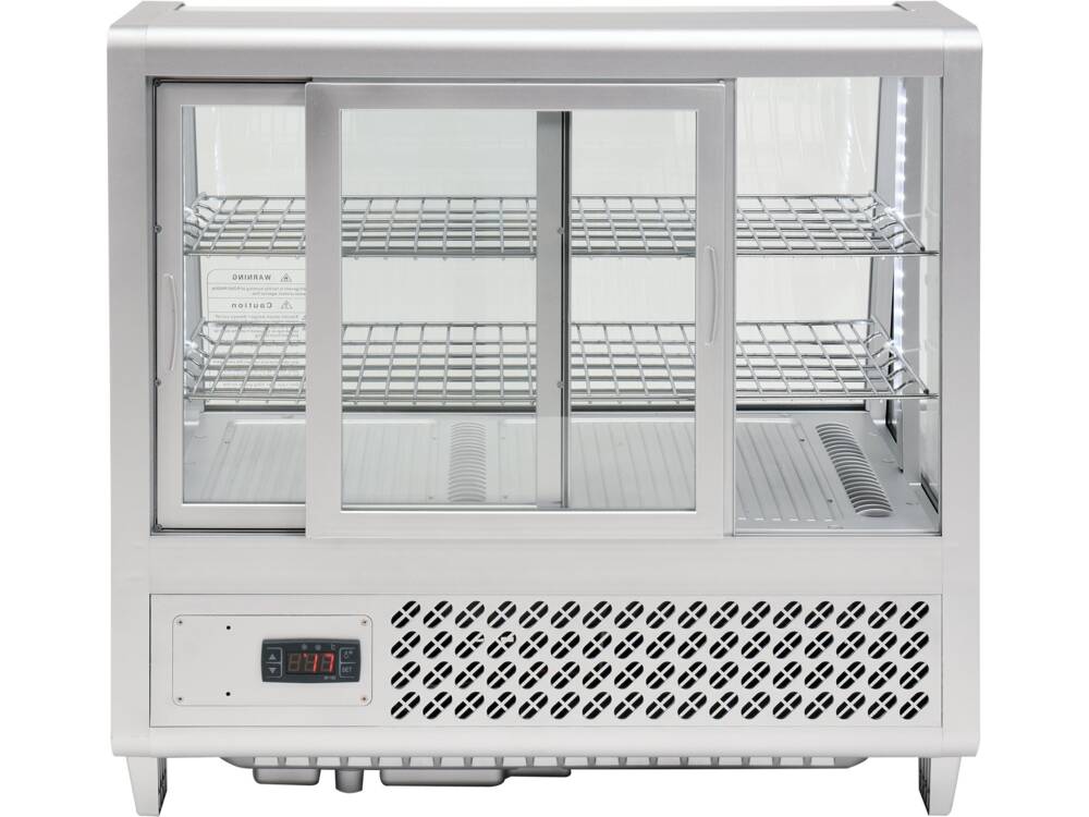 HŰTÖTT VITRIN YATO YG-05022, 160W, 100L, 68X45X67CM, automatikus leolvasztás, edzett üveg, LED, ,