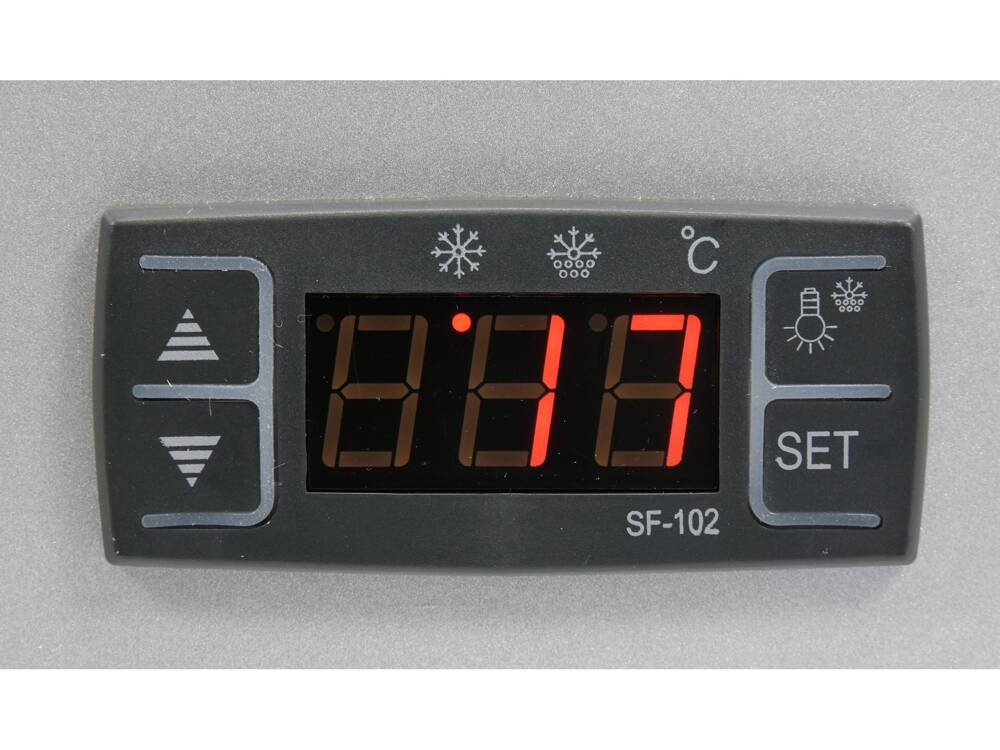 HŰTÖTT VITRIN YATO YG-05022, 160W, 100L, 68X45X67CM, automatikus leolvasztás, edzett üveg, LED, ,
