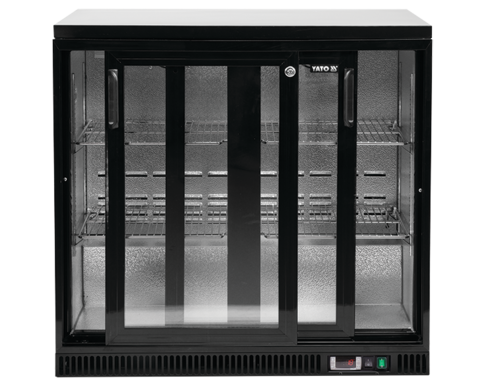 VITRINA PENTRU STICLE, YATO YG-05356 2 USI CULISABILE, 200W, 227L, 920X515X905MM