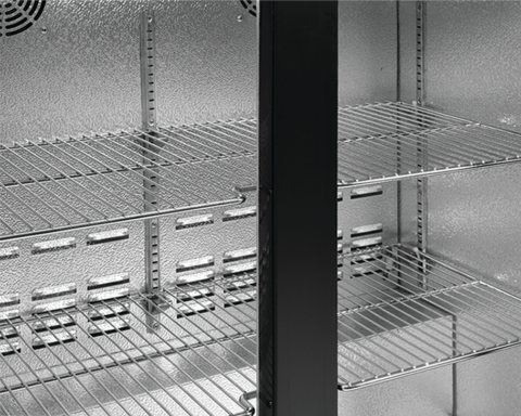 VITRINA PENTRU STICLE, YATO YG-05356 2 USI CULISABILE, 200W, 227L, 920X515X905MM