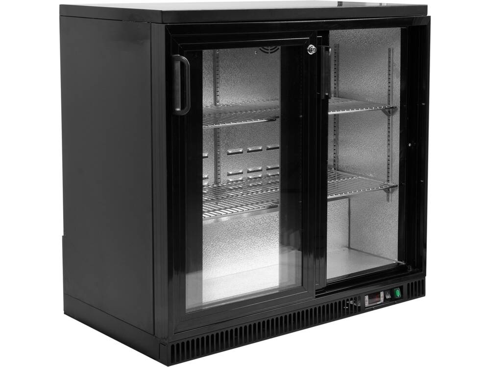 VITRINA PENTRU STICLE, YATO YG-05356 2 USI CULISABILE, 200W, 227L, 920X515X905MM