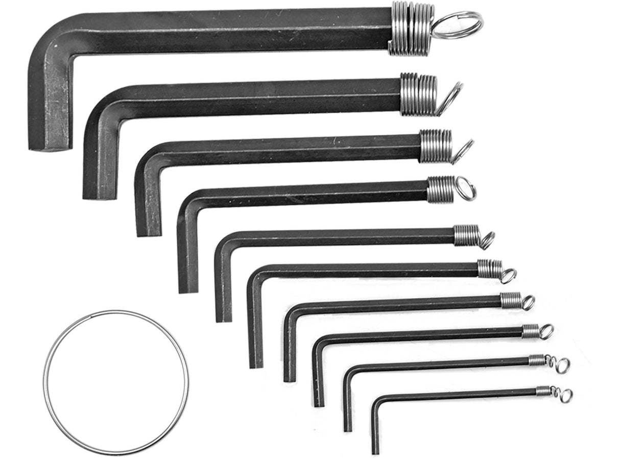 SET 10 CHEI NO NAME 56390 HEXAGONALE 1,5-10MM NO NAME - scule electrice si unelte profesionale - BricoMart