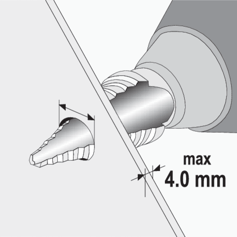 SET 3 BURGHIE YATO YT-44731 IN TREPTE, 3-20MM, 1/4 YATO - scule electrice si unelte profesionale - BricoMart
