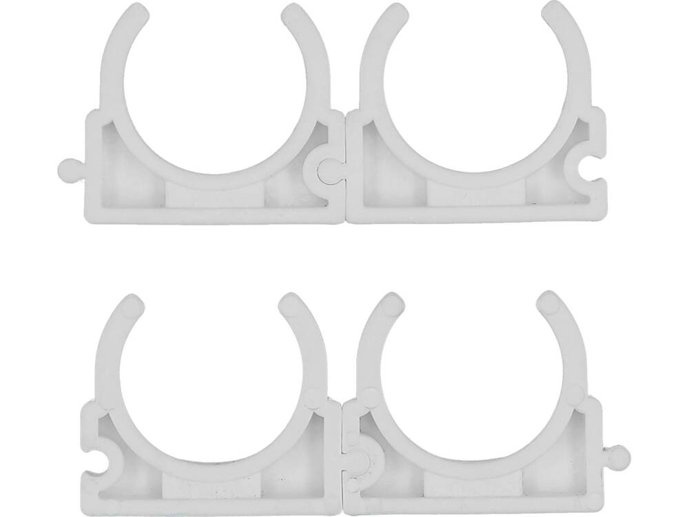 SET 4 CLEME VOREL 54816 SUPORT TEAVA PVC, PE, PE-X, PP, PB, 28MM VOREL - scule electrice si unelte profesionale - BricoMart