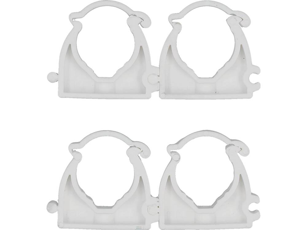 SET 4 CLEME VOREL 54833 BLOCABILE SUPORT TEAVA PVC, PE, PE-X, PP, PB, 22MM VOREL - scule electrice si unelte profesionale - BricoMart