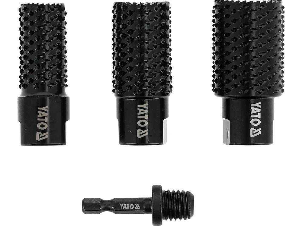 SET 4 FREZE CILINDRICE PENTRU LEMN Yato YT - 61775 Yato - scule electrice si unelte profesionale - BricoMart