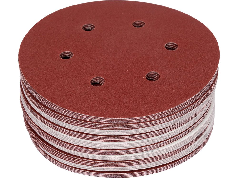 SET 50 DISCURI ABRAZIVE VELCRO, 150MM, 6 GAURI, P180 Yato YT - 834587 Yato - scule electrice si unelte profesionale - BricoMart
