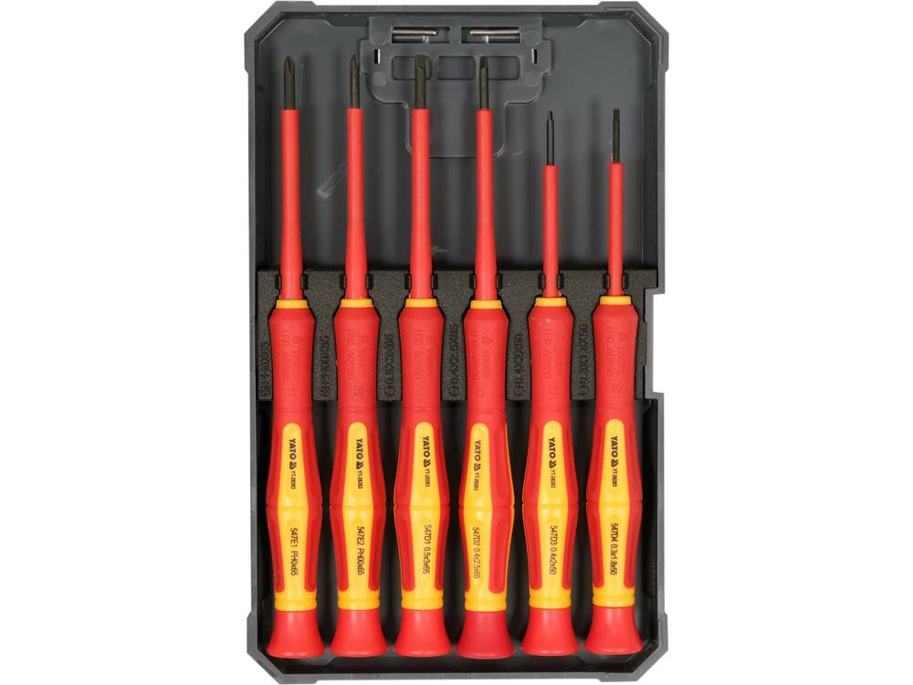 SET 6 SURUBELNITE YATO YT-28283 DE PRECIZIE VDE YATO - scule electrice si unelte profesionale - BricoMart