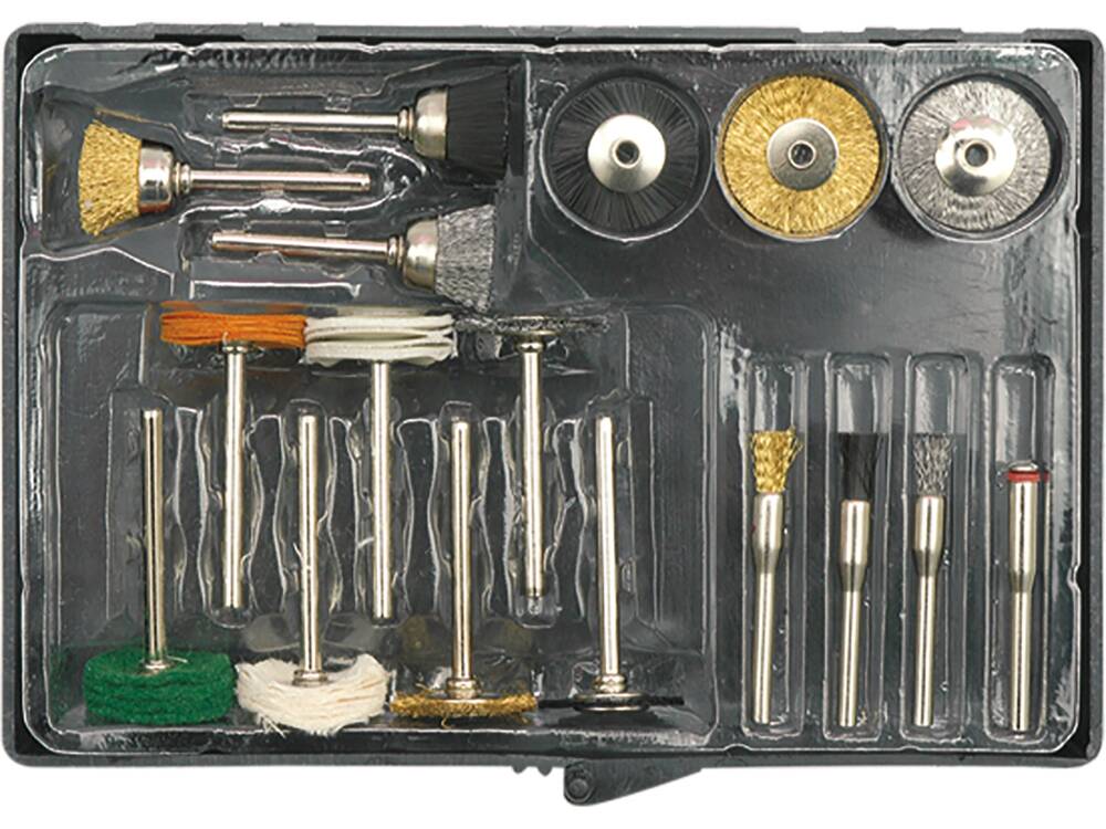 SET ACCESORII ABRAZIVE, VOREL 25411 17 PIESE, PENTRU 79315 VOREL - scule electrice si unelte profesionale - BricoMart