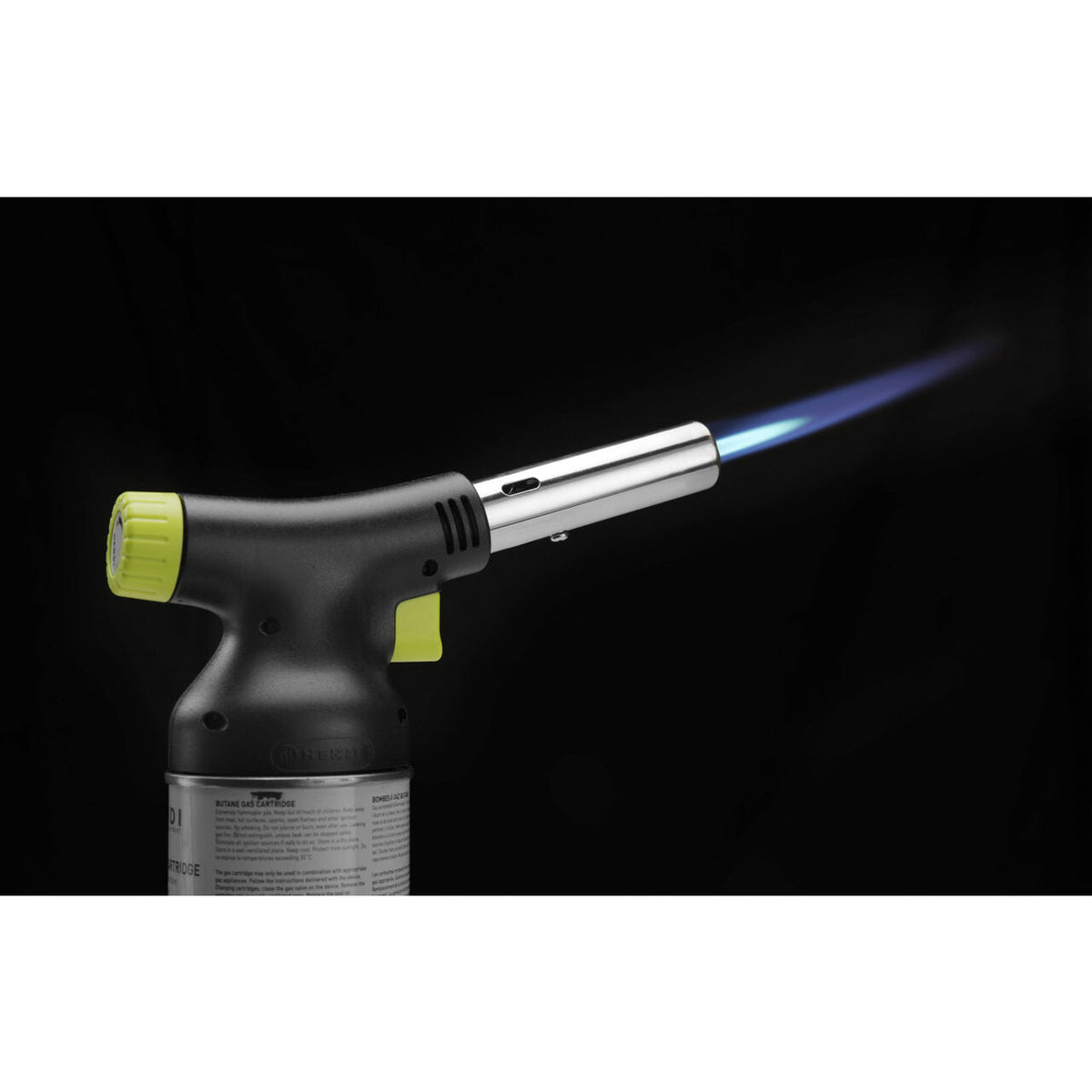 Set arzator profesional si cartus gaz HENDI Jet, aprindere automata, 175x68x260(h)mm