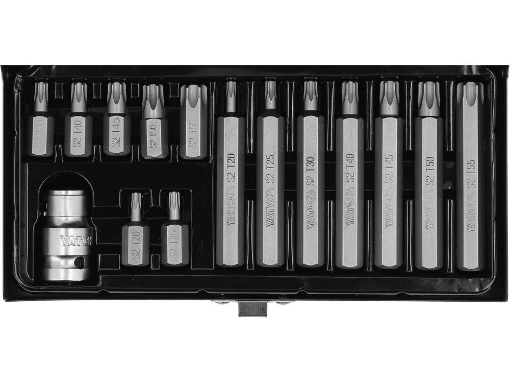 SET BITI TORX YATO YT-0417 15 PIESE T20-T55 YATO - scule electrice si unelte profesionale - BricoMart