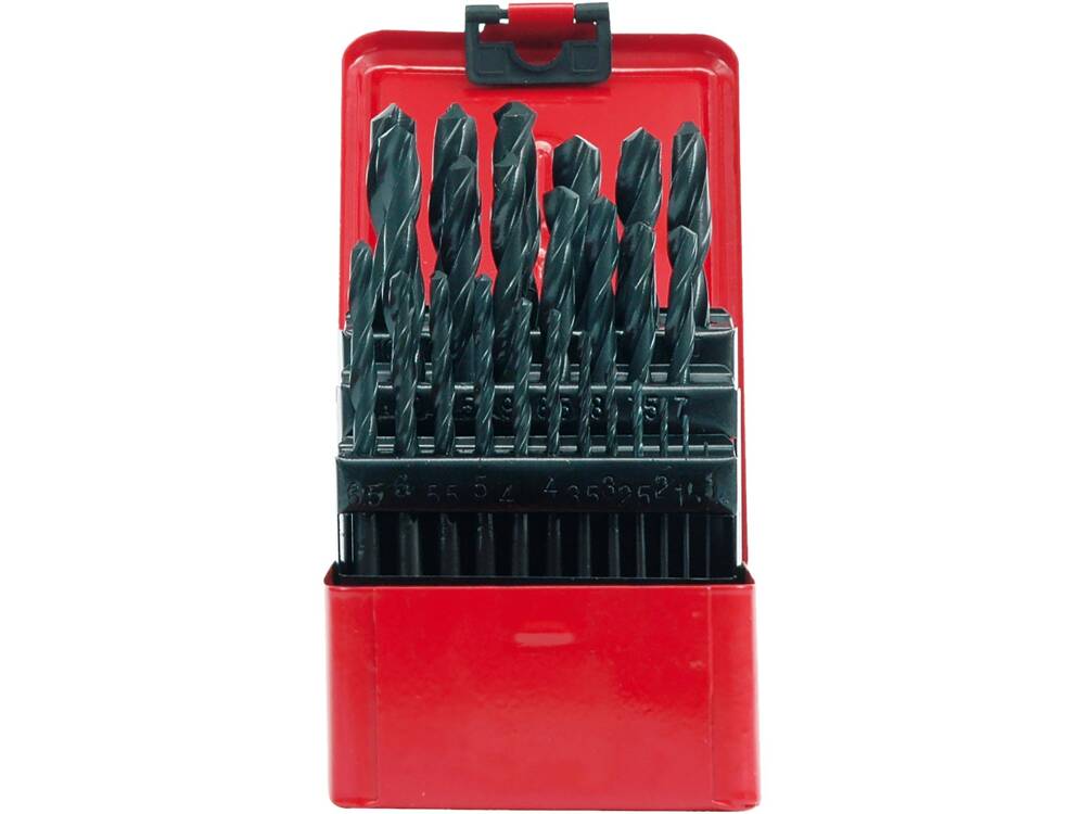 SET BURGHIE PENTRU STHOR 22250 METAL - HSS 1-13MM, 25 BUC STHOR - scule electrice si unelte profesionale - BricoMart