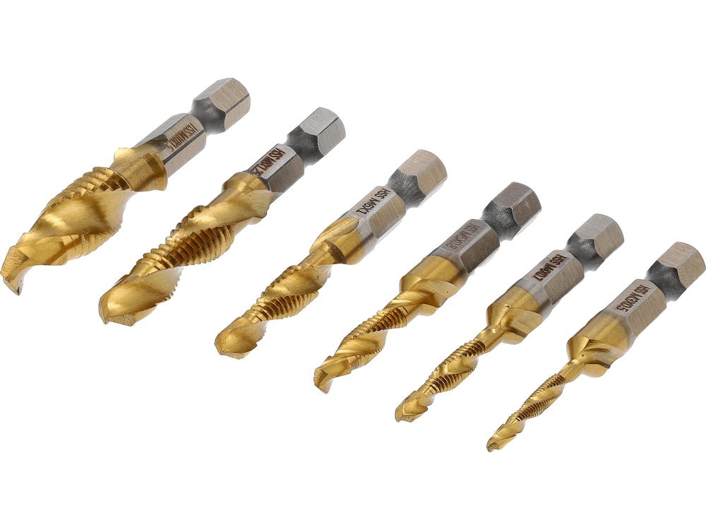SET BURGHIE TAROD M3 - M10 6 BUC HEX Sthor 24200 Sthor - scule electrice si unelte profesionale - BricoMart
