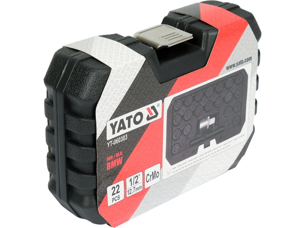 SET CHEI ANTIFURT YATO YT-060303 JANTE BMW, 22 PIESE YATO - scule electrice si unelte profesionale - BricoMart