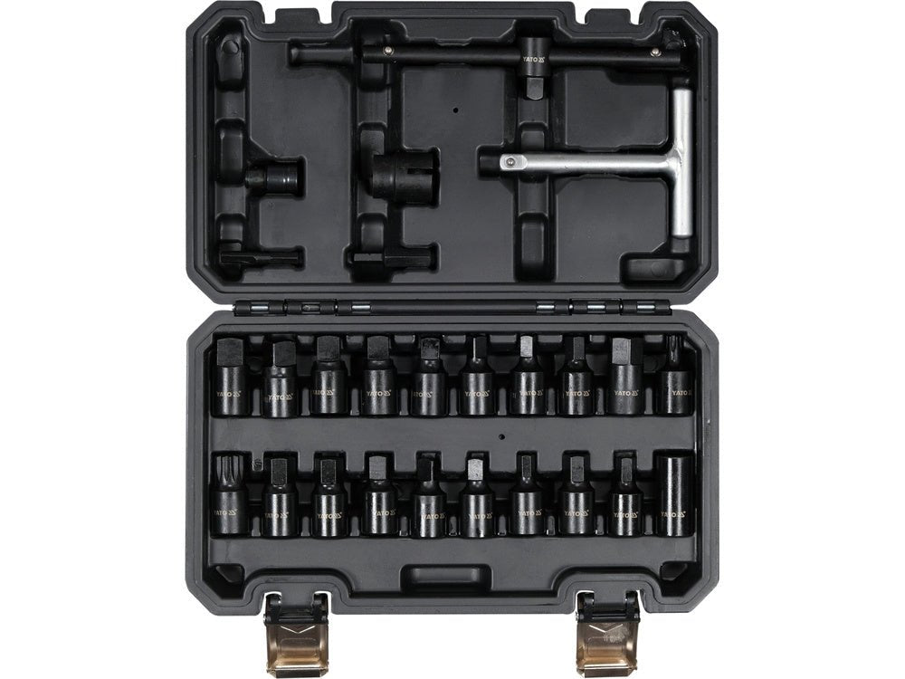 SET CHEI BUSONUL YATO YT-05998 DE ULEI, 26 PIESE YATO - scule electrice si unelte profesionale - BricoMart