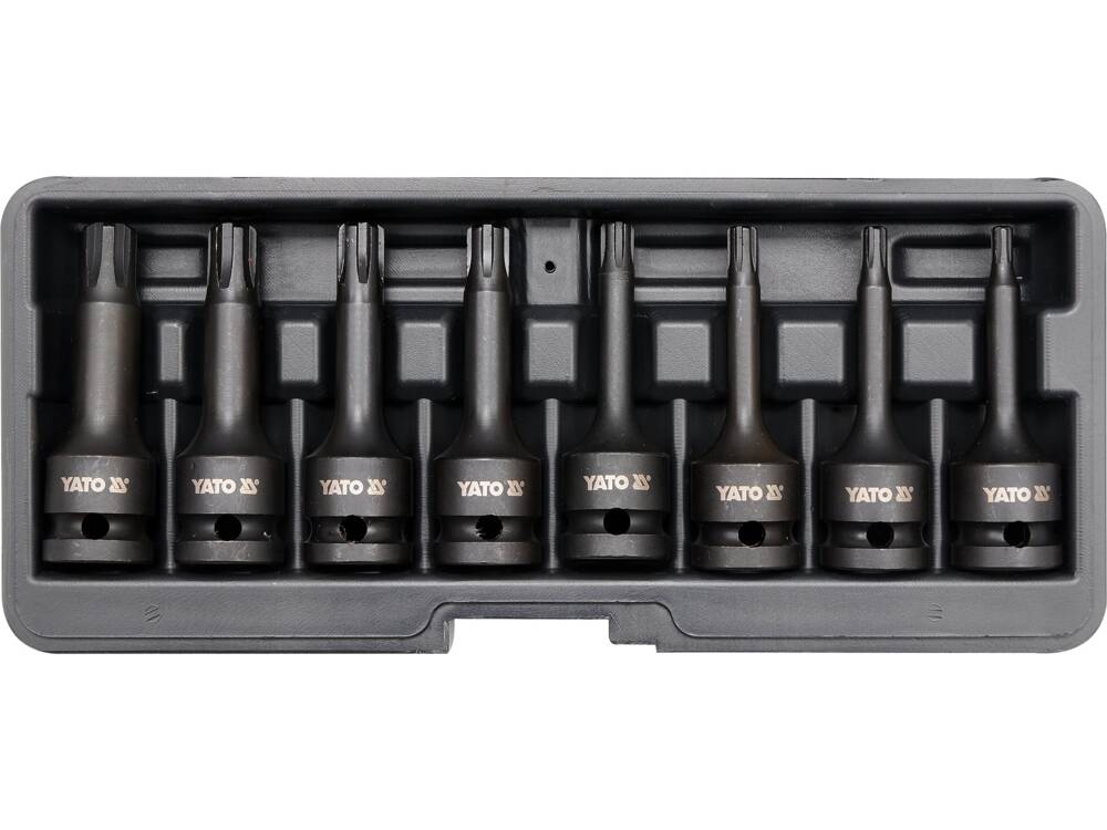 SET CHEI IMPACT, YATO YT-1068 8 BUC, RM5-RM13, 1/2 YATO - scule electrice si unelte profesionale - BricoMart