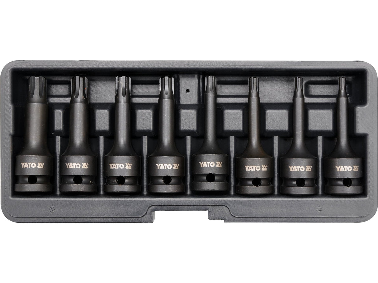 SET CHEI IMPACT, YATO YT-1068 8 BUC, RM5-RM13, 1/2 YATO - scule electrice si unelte profesionale - BricoMart