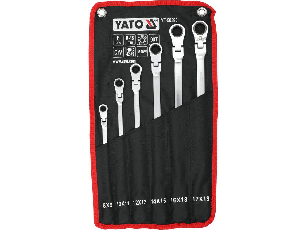 Set chei inelare articulate clichet 6 b YATO YT-50390 - imagine 2