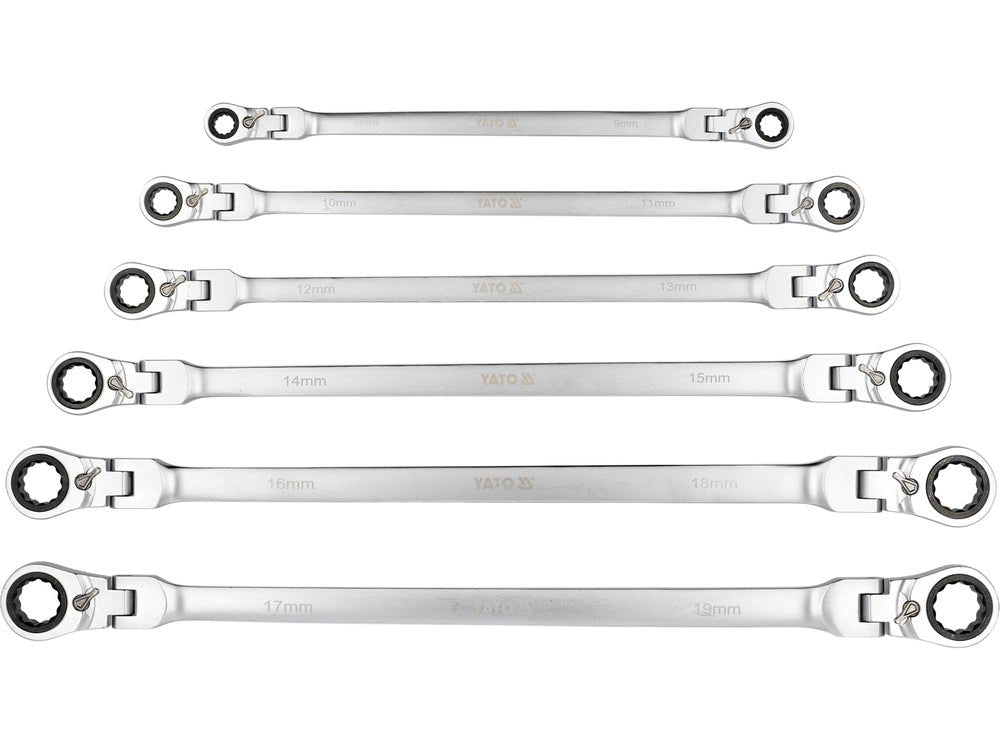 Set chei inelare articulate clichet 6 b YATO YT-50390 - imagine 3