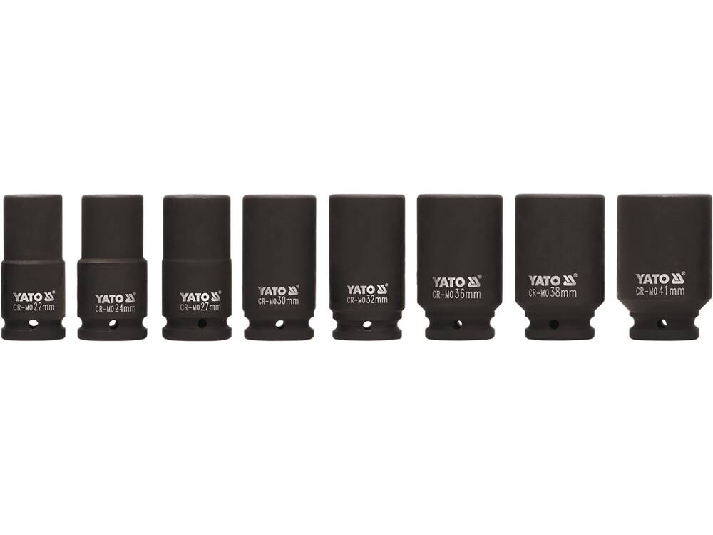 SET CHEI TUBULARE YATO YT-1155 DE IMPACT 22-41MM YATO - scule electrice si unelte profesionale - BricoMart