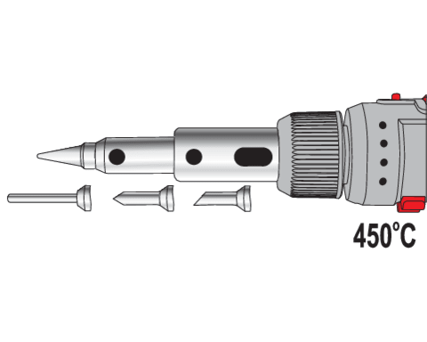SET CIOCAN DE YATO YT-36706 LIPIT CU GAZ + ACCESORII YATO - scule electrice si unelte profesionale - BricoMart