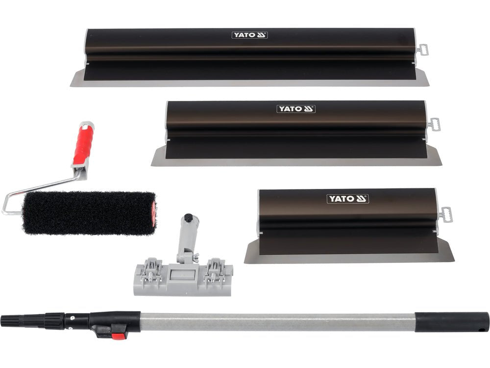 SET DE 6 gletiere ȘI LAME DIN ALUMINIU PENTRU TENCUIELI Yato YT - 52235 Yato - scule electrice si unelte profesionale - BricoMart