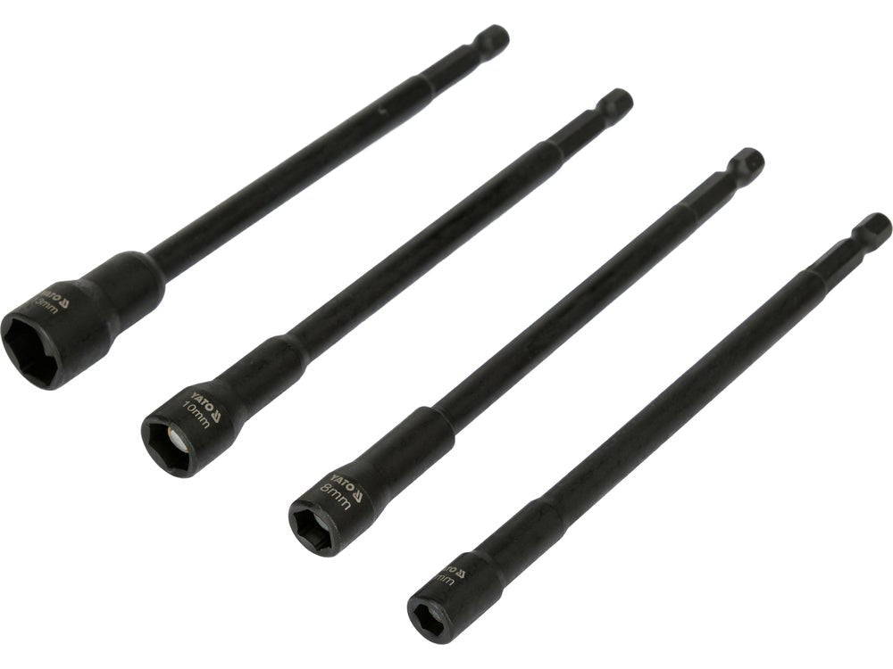 Set de adaptoare magnetice YATO YT-04642, 1/4", 150 mm, 4 bucäţi - imagine 2