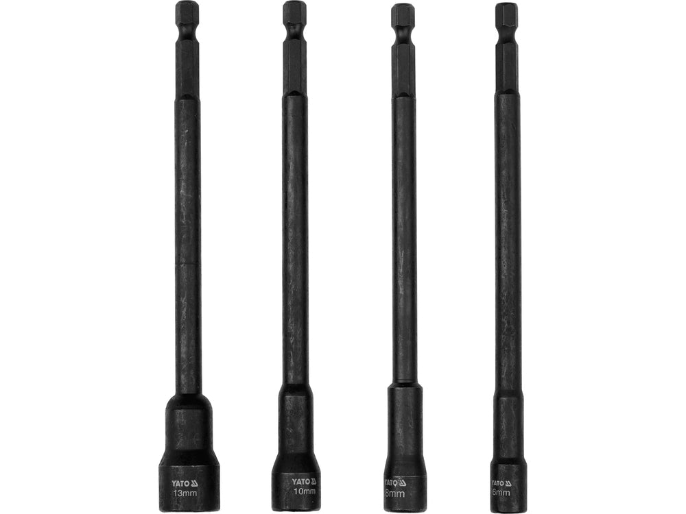 Set de adaptoare magnetice YATO YT-04642, 1/4", 150 mm, 4 bucäţi
