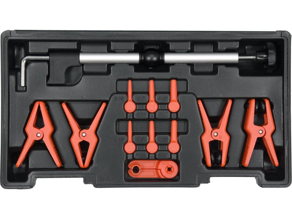 SET DE CLEME YATO YT-08392 PENTRU FURTUNURI METALICE SI FLEXIBILE, 12 PIESE YATO - scule electrice si unelte profesionale - BricoMart