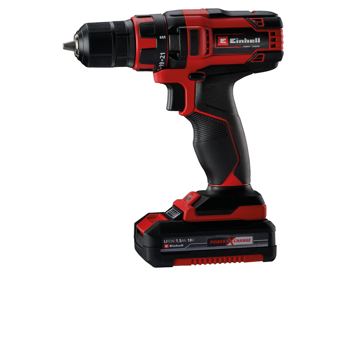 Set de scule Einhell TC - TK 18 Li Kit Power X - Change litiu - ion, masina de gaurit si insurubat (bormasina) TC - CD 18/35 Li + polizor unghiular TC - AG 18/115 Li, incl. acumulator de 1,5 Ah si 3,0 Ah Einhell - scule electrice si unelte profesionale - BricoMart