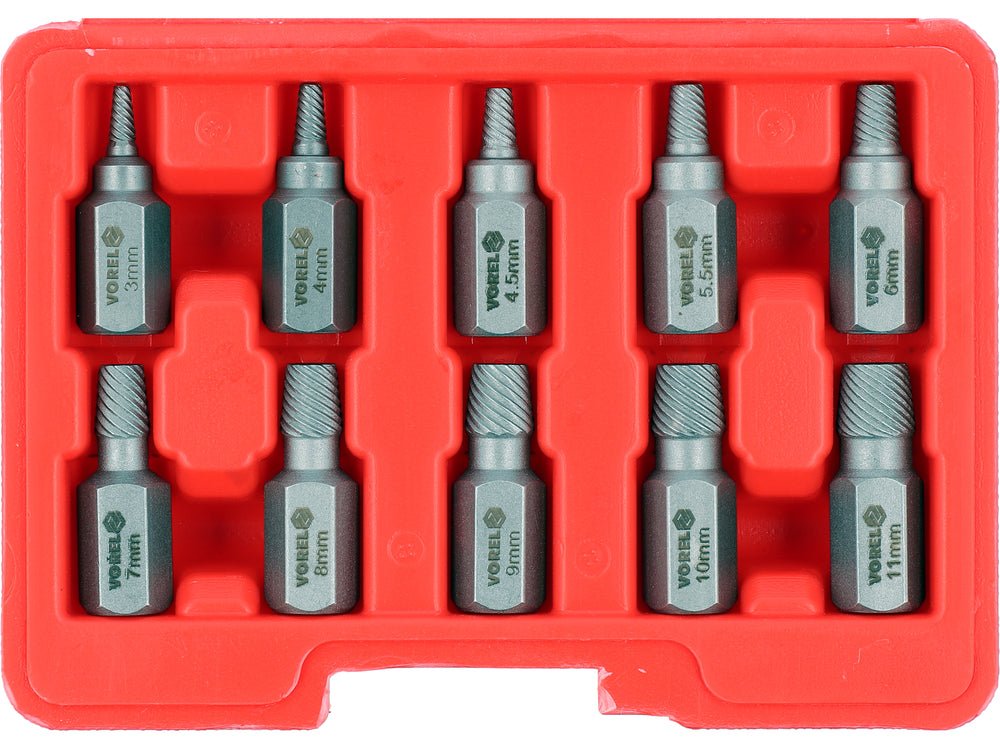 SET EXTRACTOARE, 10 PIESE Vorel 24007 Vorel - scule electrice si unelte profesionale - BricoMart