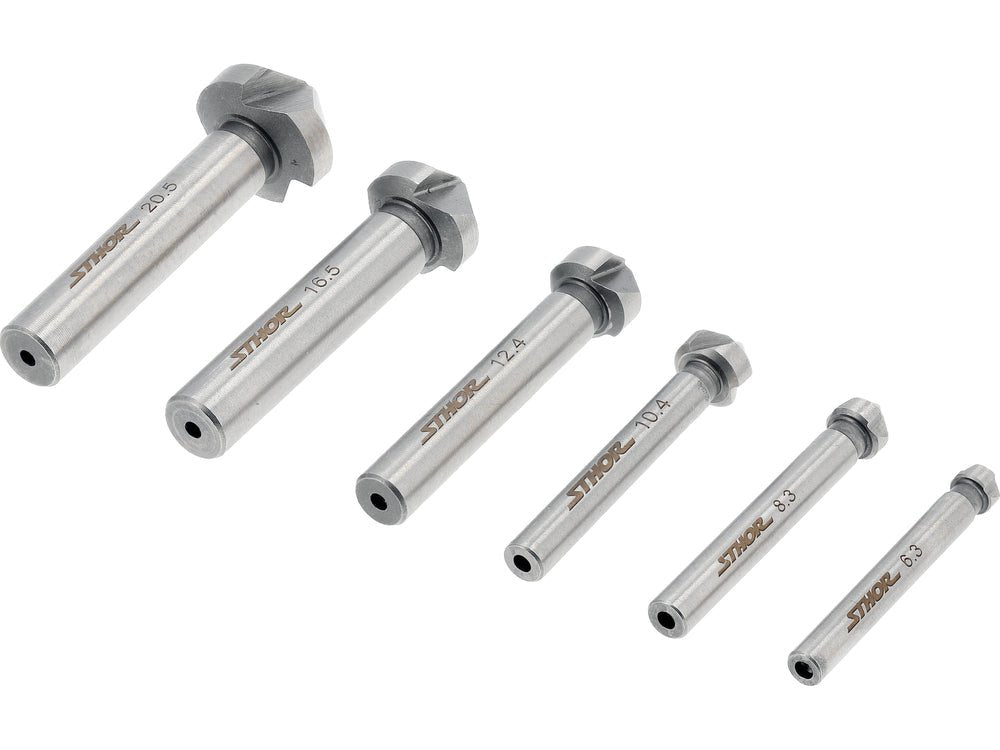 SET FREZE PENTRU METAL 6.3 - 20.5MM 6BUC. Sthor 22710 Sthor - scule electrice si unelte profesionale - BricoMart