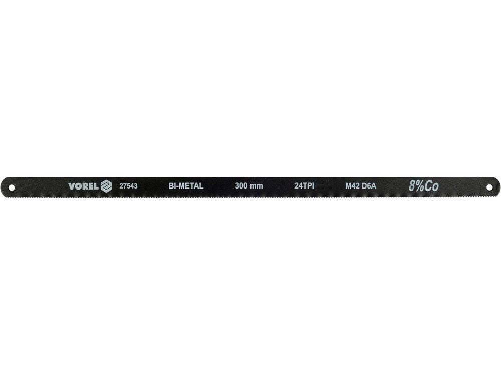 SET PANZE FIERASTRAR VOREL 27543 BI-METAL, 24TPI, COBALT 8% 300X12.6X0.65MM, 2 BUC VOREL - scule electrice si unelte profesionale - BricoMart