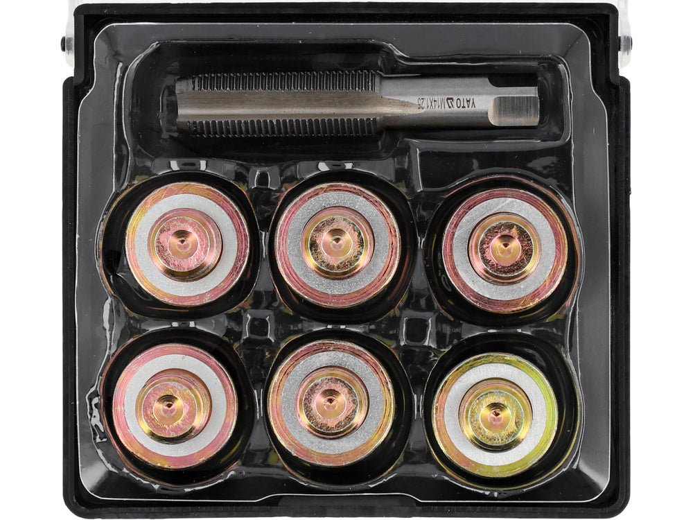 SET REPARAT BUSOANE YATO YT-17568 BAIE DE ULEI M14X1.25MM, 7 PIESE YATO - scule electrice si unelte profesionale - BricoMart