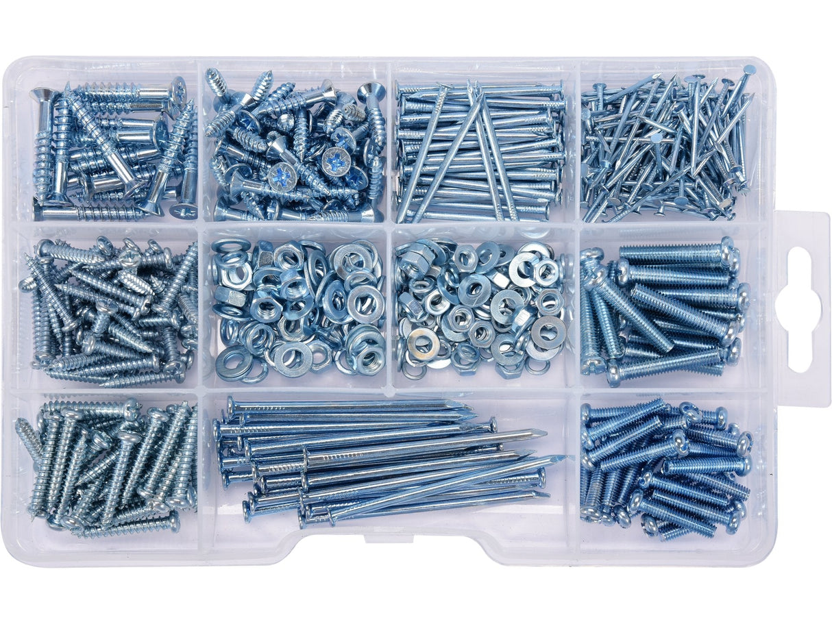 SET SURUBURI SI VOREL 24122 CUIE 580 PIESE VOREL - scule electrice si unelte profesionale - BricoMart