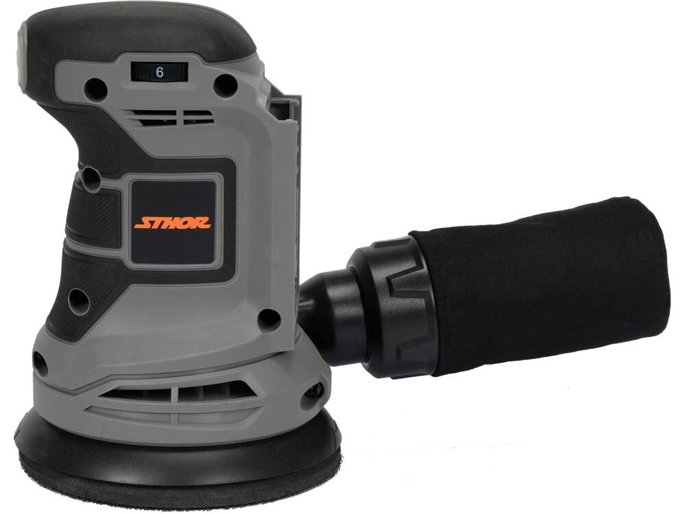 SLEFUITOR ORBITAL STHOR STHOR 78143 20V, 125MM, VITEZA REGLABILA, FARA ACUMULATOR STHOR - scule electrice si unelte profesionale - BricoMart