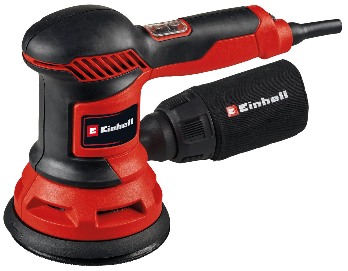 Slefuitor rotativ Einhell TC - RS 425 E, 425 W, disc de slefuit Ø 125 mm, rata maxima de vibratii 26.000 rpm, circuit rezonant 2,5 mm, incl. hartie abraziva 1x P60, P80, P120 fiecare Einhell - scule electrice si unelte profesionale - BricoMart
