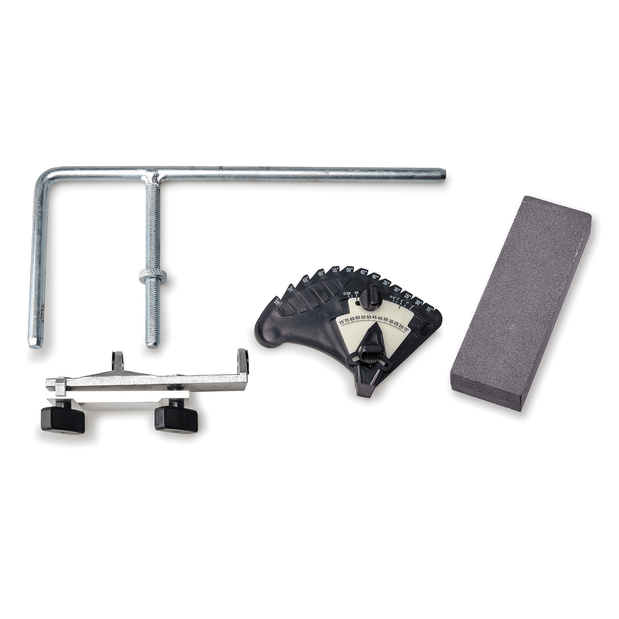 Slefuitor umed Einhell TC - WG 200, 125 W, rezervor de apa din inox, incl. piatra de slefuit, ghidaj unghiular, dispozitiv universal, disc de slefuit pentru piele, disc de slefuit umed Einhell - scule electrice si unelte profesionale - BricoMart