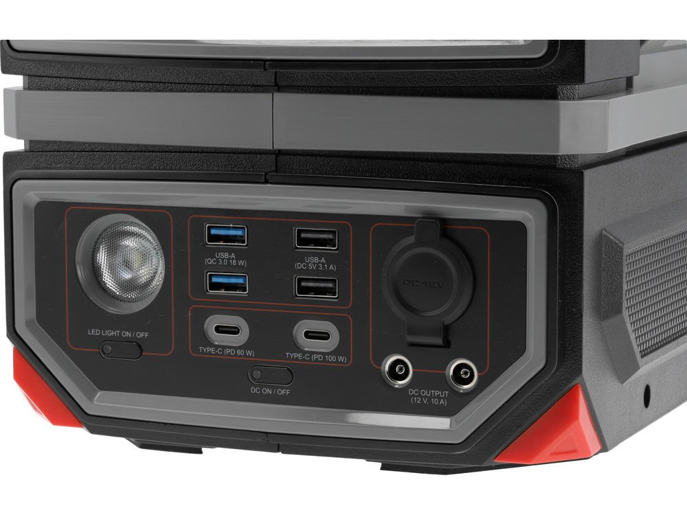 STATIE DE ÎNCĂRCARE PORTABILĂ YATO YT - 83091 , 600W, 504WH, 230V, USB - C PD , 20000 mAh YATO - scule electrice si unelte profesionale - BricoMart