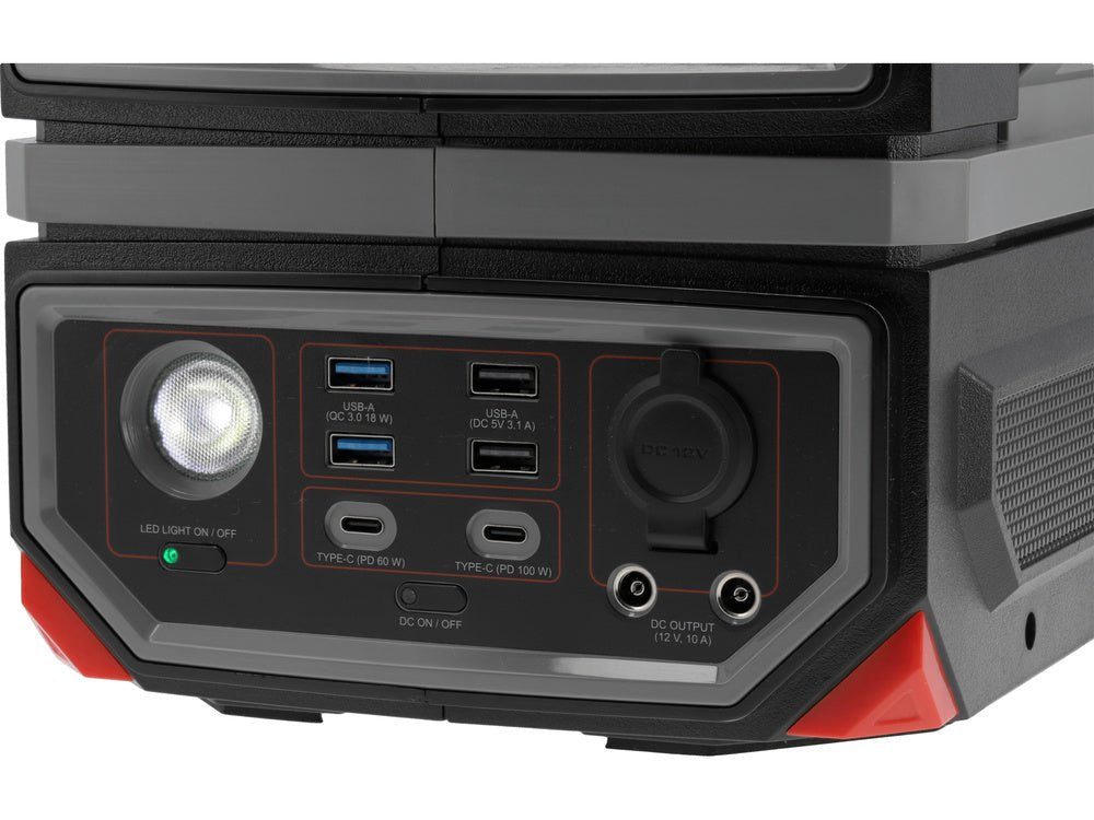 STATIE DE ÎNCĂRCARE PORTABILĂ YATO YT - 83091 , 600W, 504WH, 230V, USB - C PD , 20000 mAh YATO - scule electrice si unelte profesionale - BricoMart