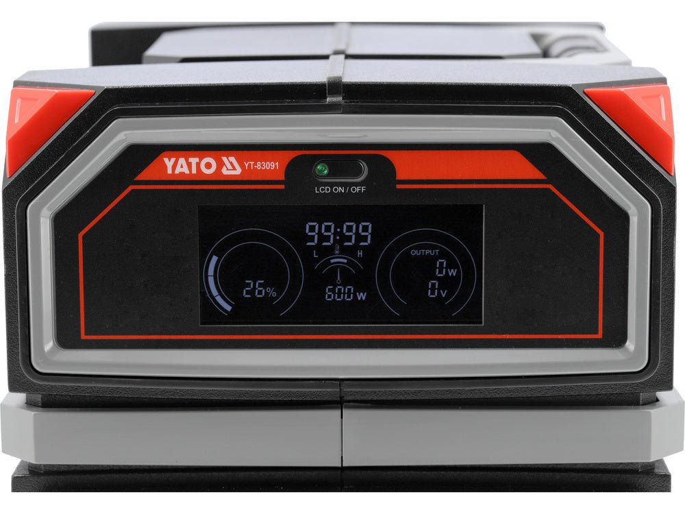 STATIE DE ÎNCĂRCARE PORTABILĂ YATO YT - 83091 , 600W, 504WH, 230V, USB - C PD , 20000 mAh YATO - scule electrice si unelte profesionale - BricoMart
